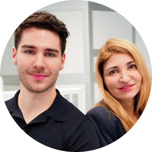 Porträt von Daniel Bányai und Doctor-medic Liliana-Iulia Bányai